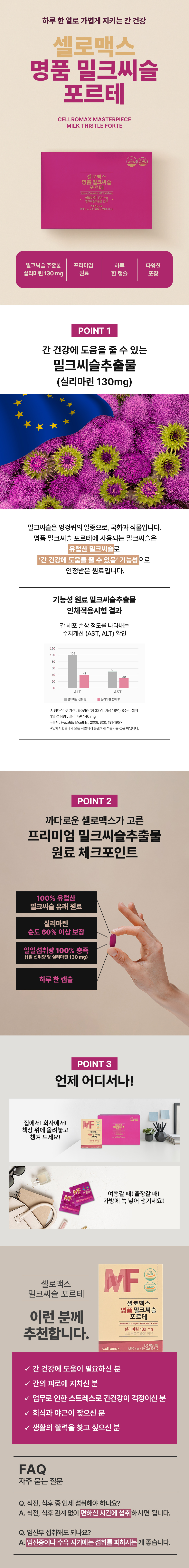 명품 밀크씨슬 포르테 - detail
